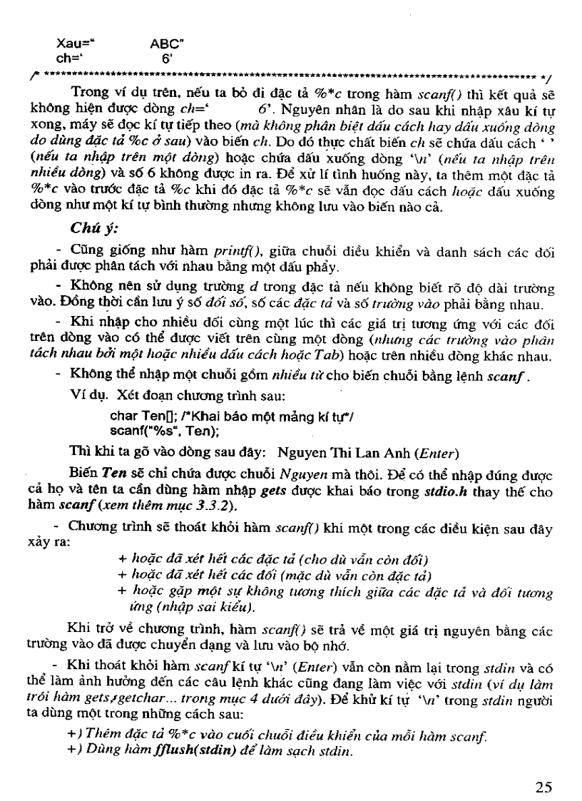 image for page Ngôn ngữ lập trình C Sách scan NXBGD