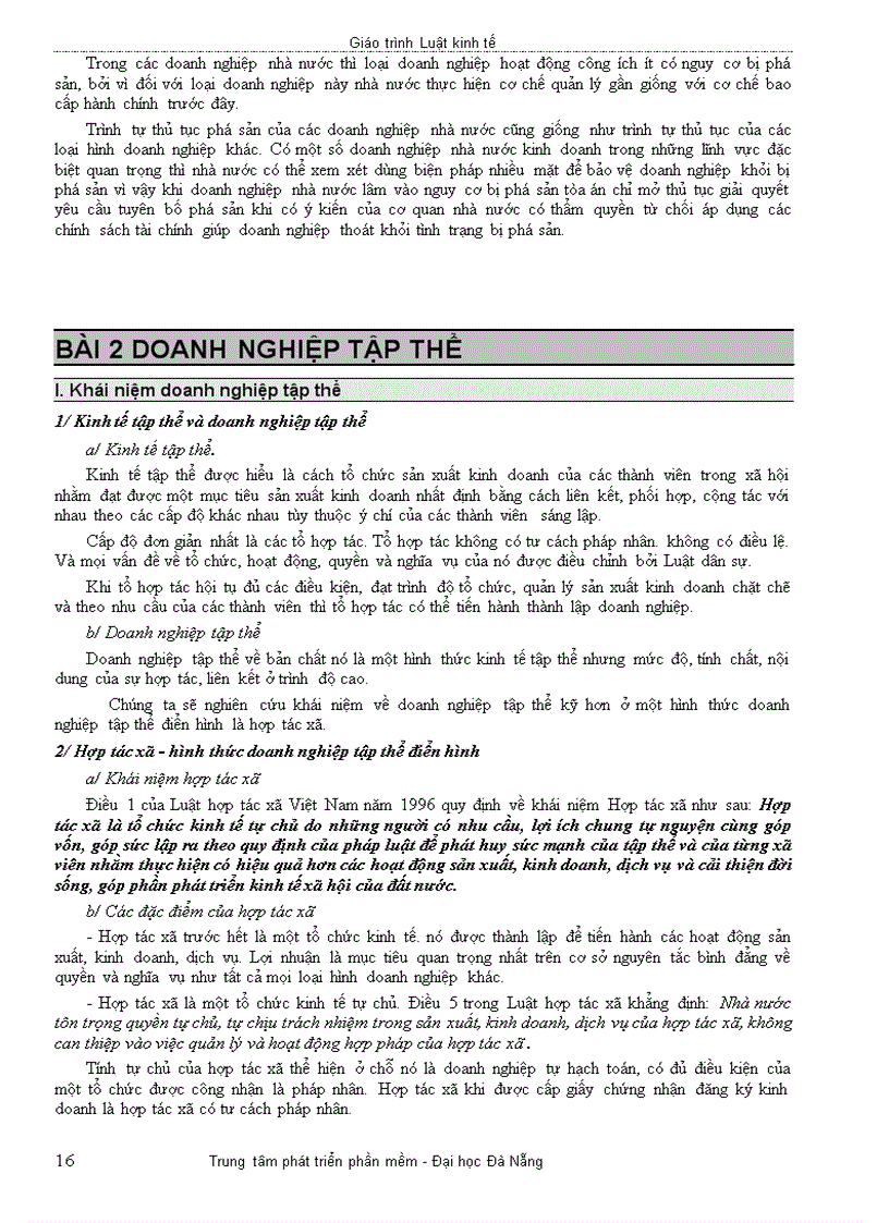 image for page Giáo trình Luật kinh tế CHƯƠNG I ĐẠI CƯƠNG VỀ LUẬT KINH TẾ BÀI 1 MỘT SỐ VẤN ĐỀ LÝ LUẬN VỀ LUẬT KINH TẾ