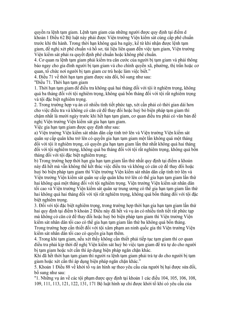 image for page Luật sửa đổi bổ sung một số điều của bộ luật tố tụng hình sự số 20 2000 qh10 ngày 09 tháng 6 năm 2000