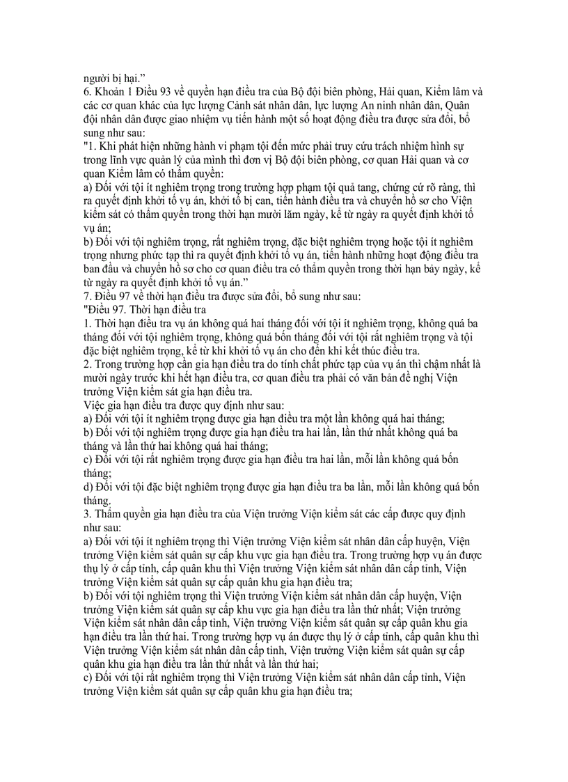 image for page Luật sửa đổi bổ sung một số điều của bộ luật tố tụng hình sự số 20 2000 qh10 ngày 09 tháng 6 năm 2000