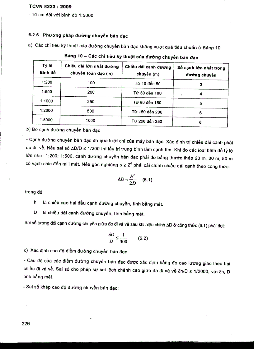image for page TCVN 8223 2009 Công trình thuỷ lợi các quy định chủ yếu về đo đạc địa hình xác định tim kênh và các công trình trên kênh