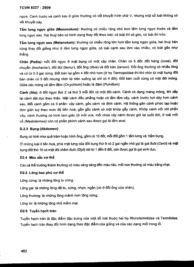 image for page TCVN 8227 2009 Mối gây hại cônh trình đê đập định loại xác định đặc điểm sinh học sinh thái học và đánh giá mức độ gây hại