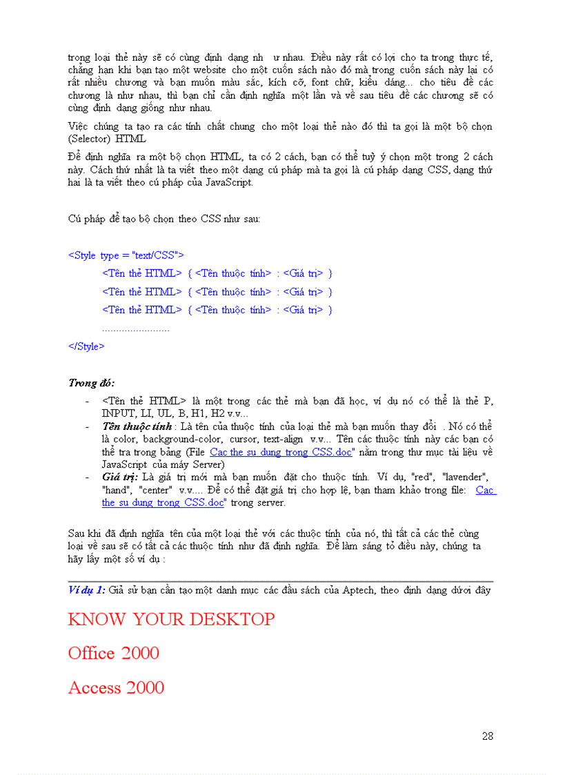 image for page Giáo trình html và java