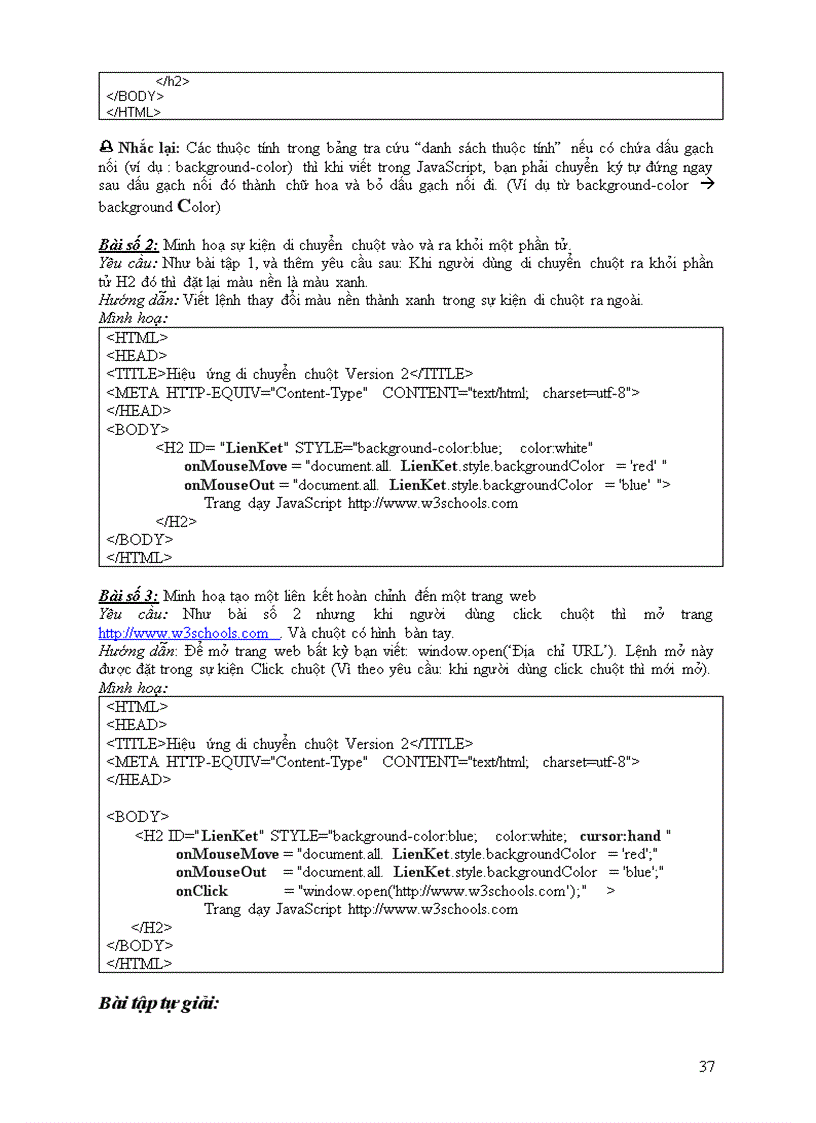 image for page Giáo trình html và java