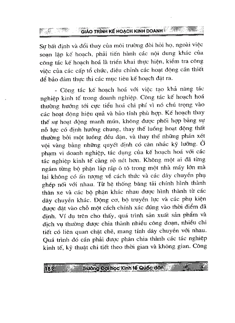 image for page Giáo trình kế hoạc kinh doanh