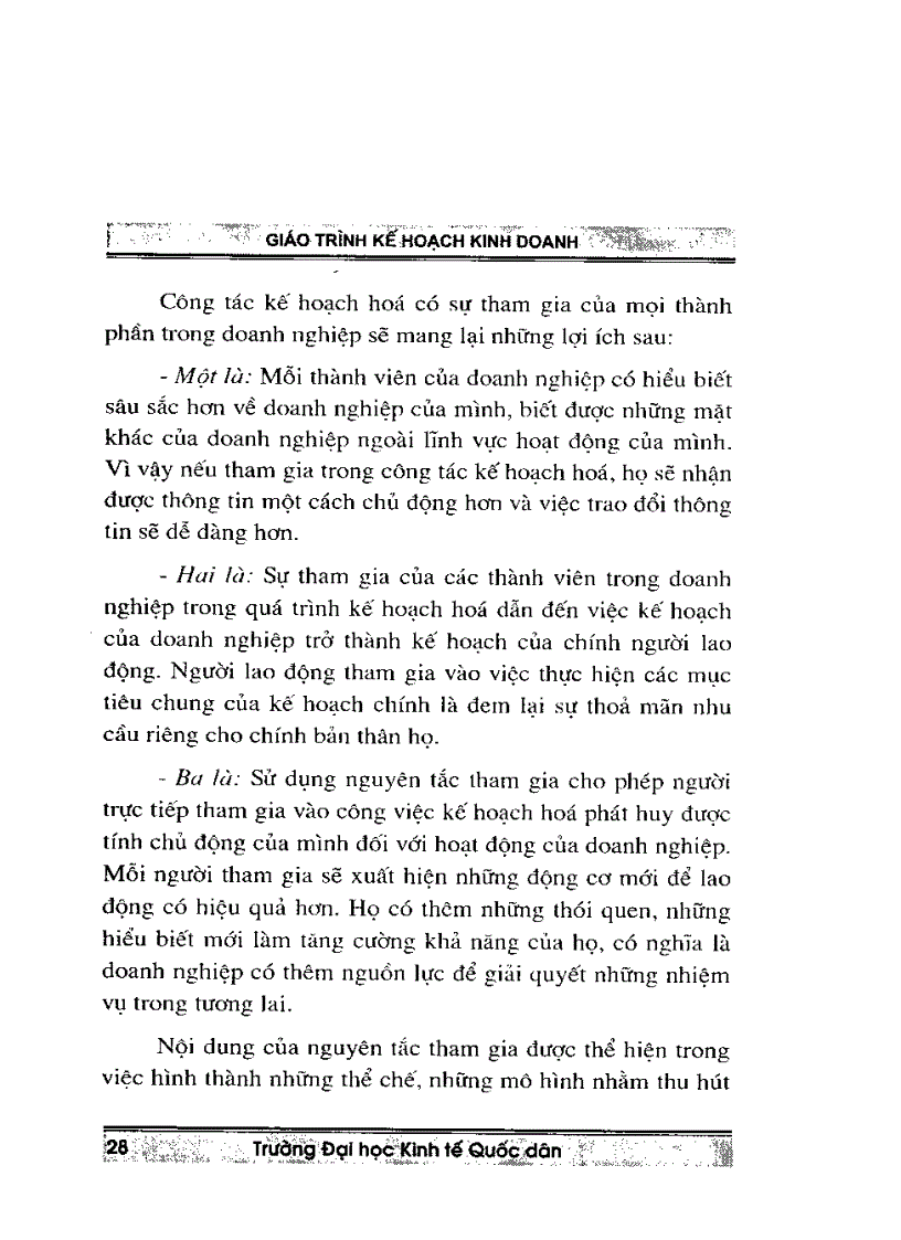 image for page Giáo trình kế hoạc kinh doanh