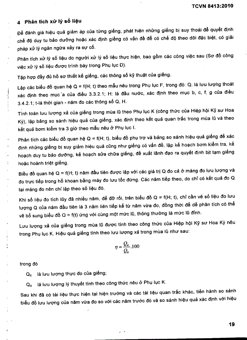 image for page TCVN 8413 2010 Công trình thuỷ lợi vận hành và bảo dưỡng hệ thống giếng giảm áp cho đê