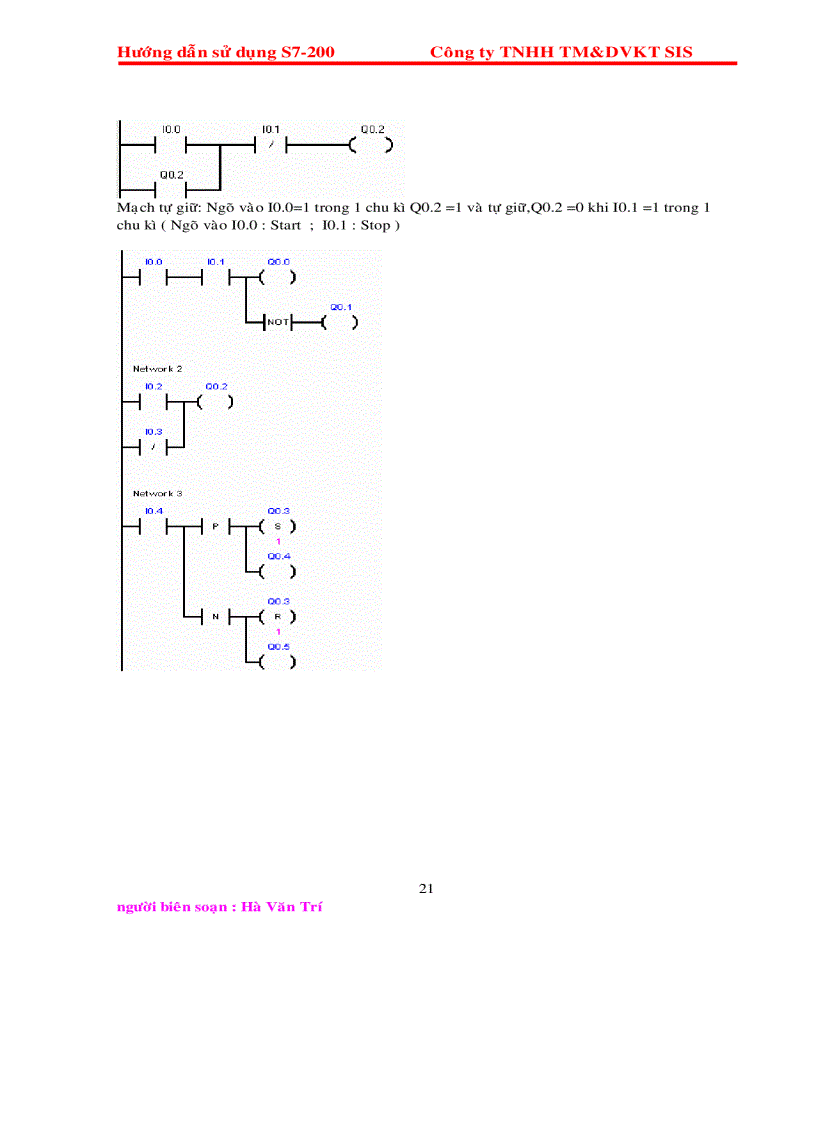 image for page Bài giảng thiết bị Siemens S7 200 Công ty TNHH TM DVKế toán SIS