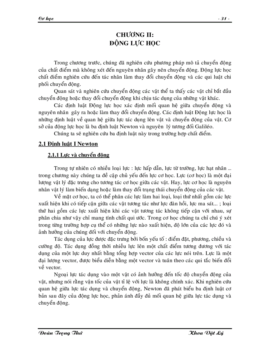 image for page Giáo trình Cơ học 2011