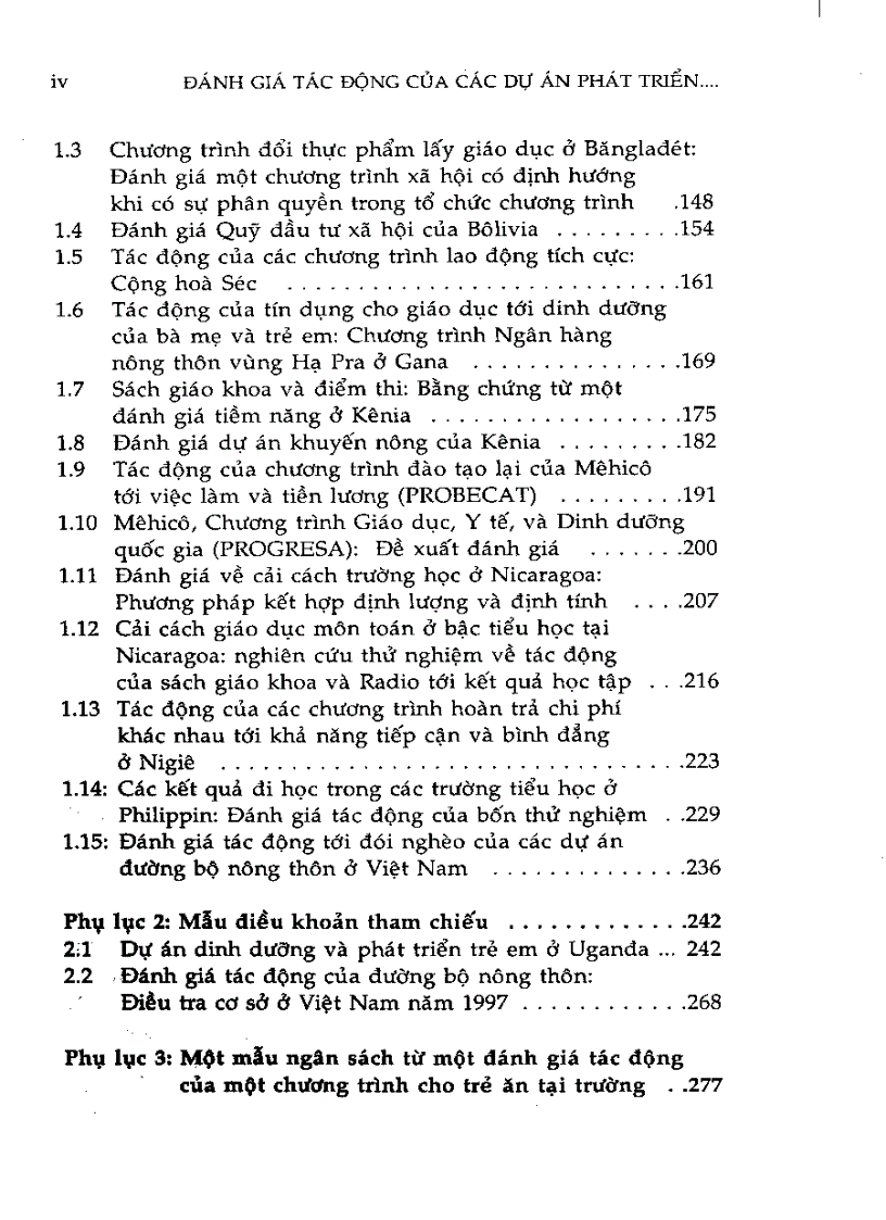 image for page Đánh giá tác động của các Dự Án phát triển tới đói nghèo