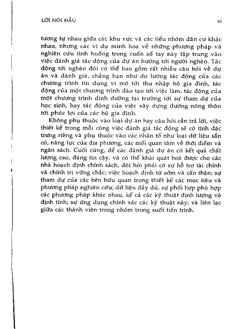 image for page Đánh giá tác động của các Dự Án phát triển tới đói nghèo
