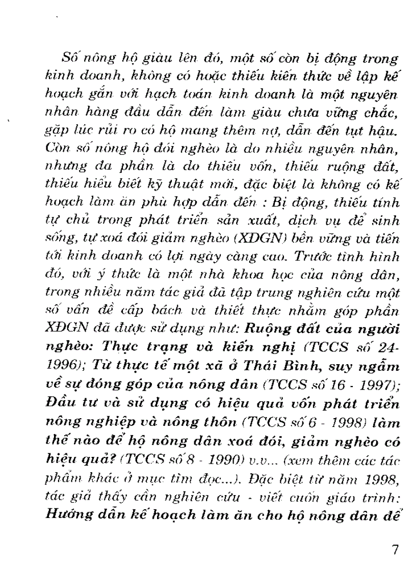 image for page Phát triển bền vững kinh tế hộ nông dân gắn liền kế hoạch với hạch toán kinh doanh