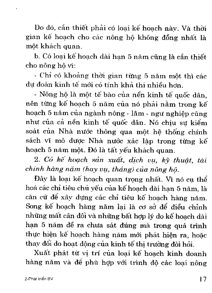 image for page Phát triển bền vững kinh tế hộ nông dân gắn liền kế hoạch với hạch toán kinh doanh