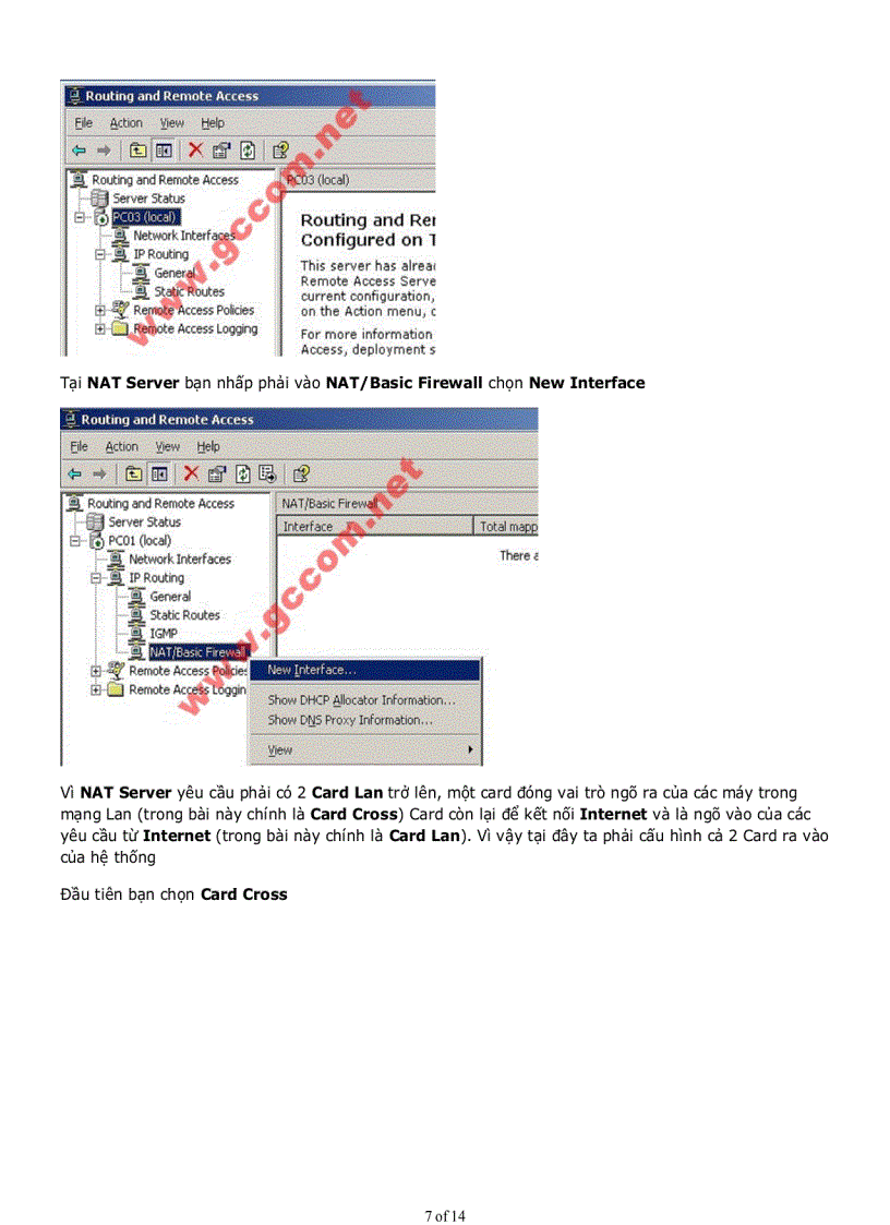 image for page Network Address Translation NAT các bước để biến máy để bàn PC thành máy chủ server máy chủ web để mọi người truy cập từ internet