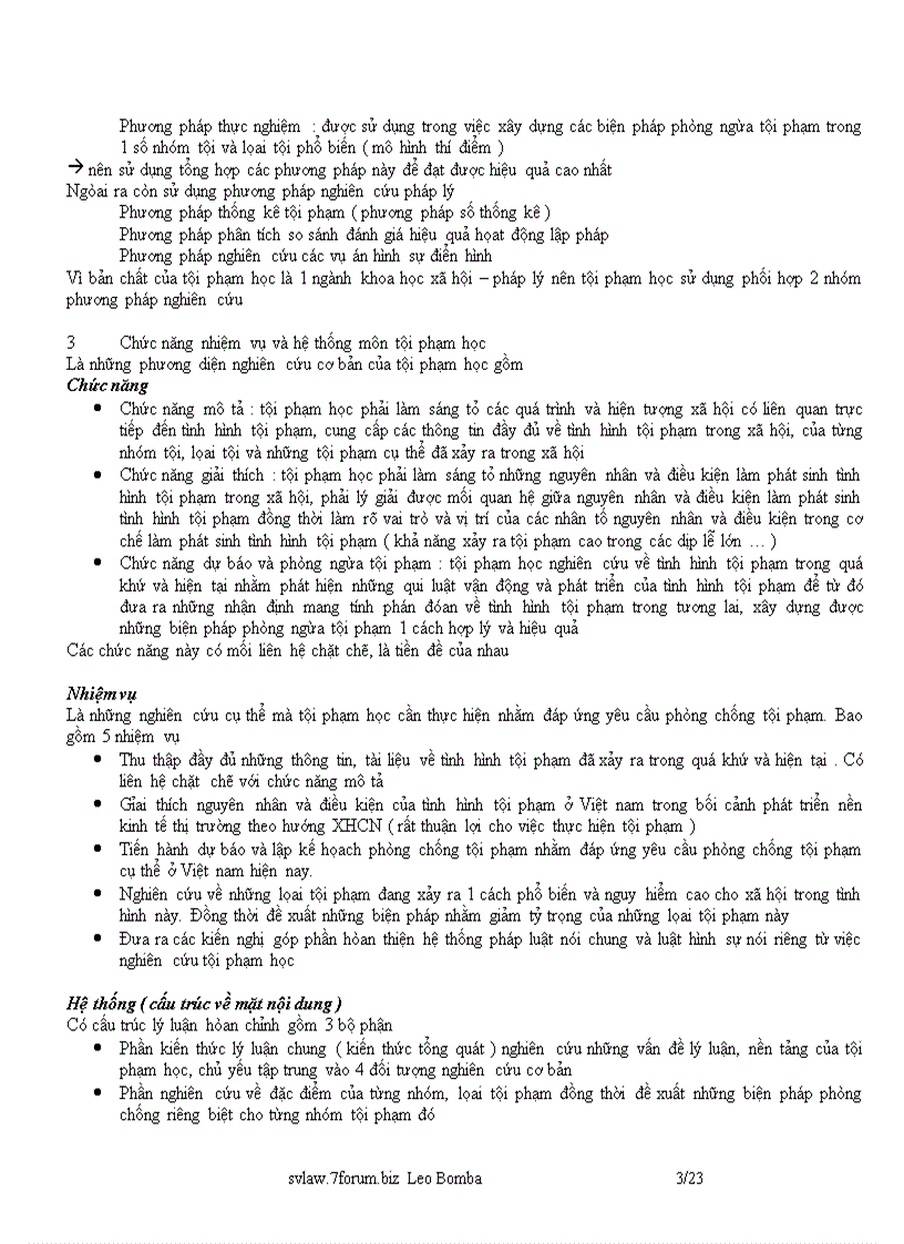 image for page Bài Giảng Tội Phạm Học 1