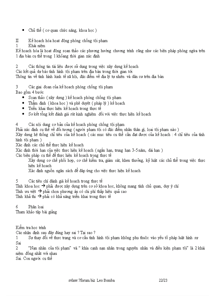 image for page Bài Giảng Tội Phạm Học 1