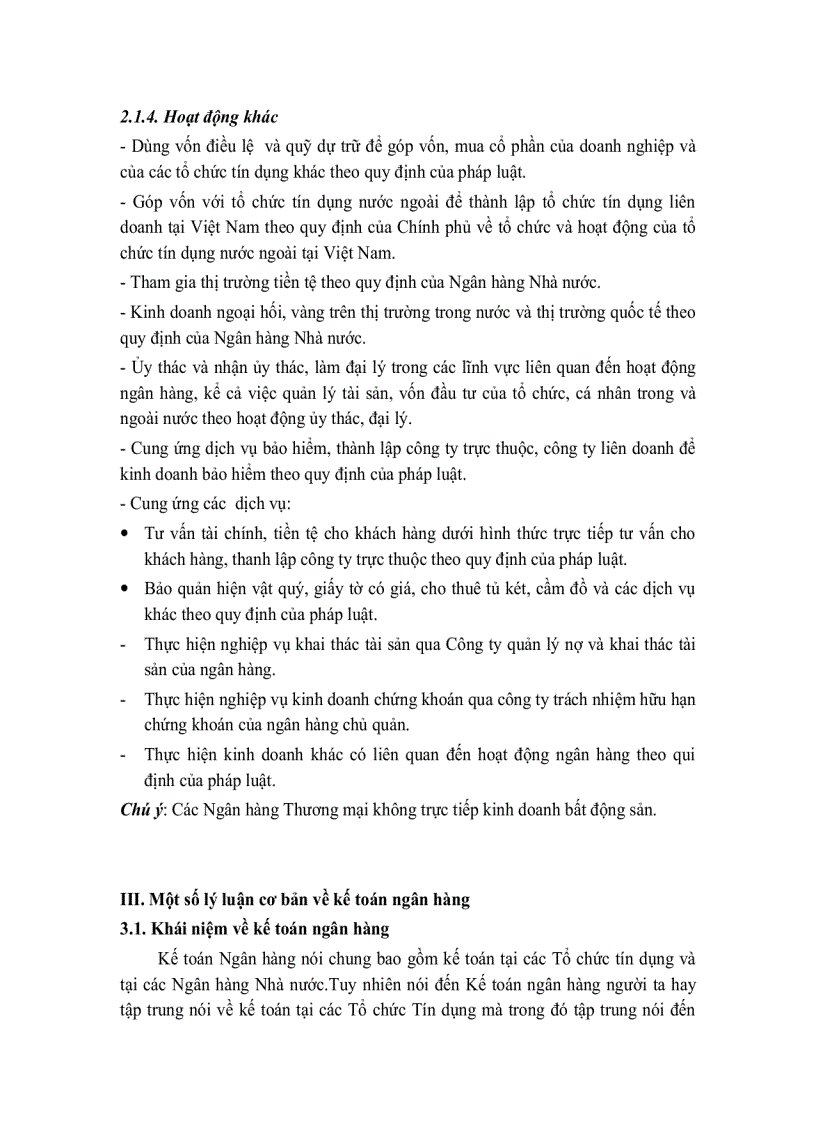 image for page Tổng quan về kế toán ngân hàng