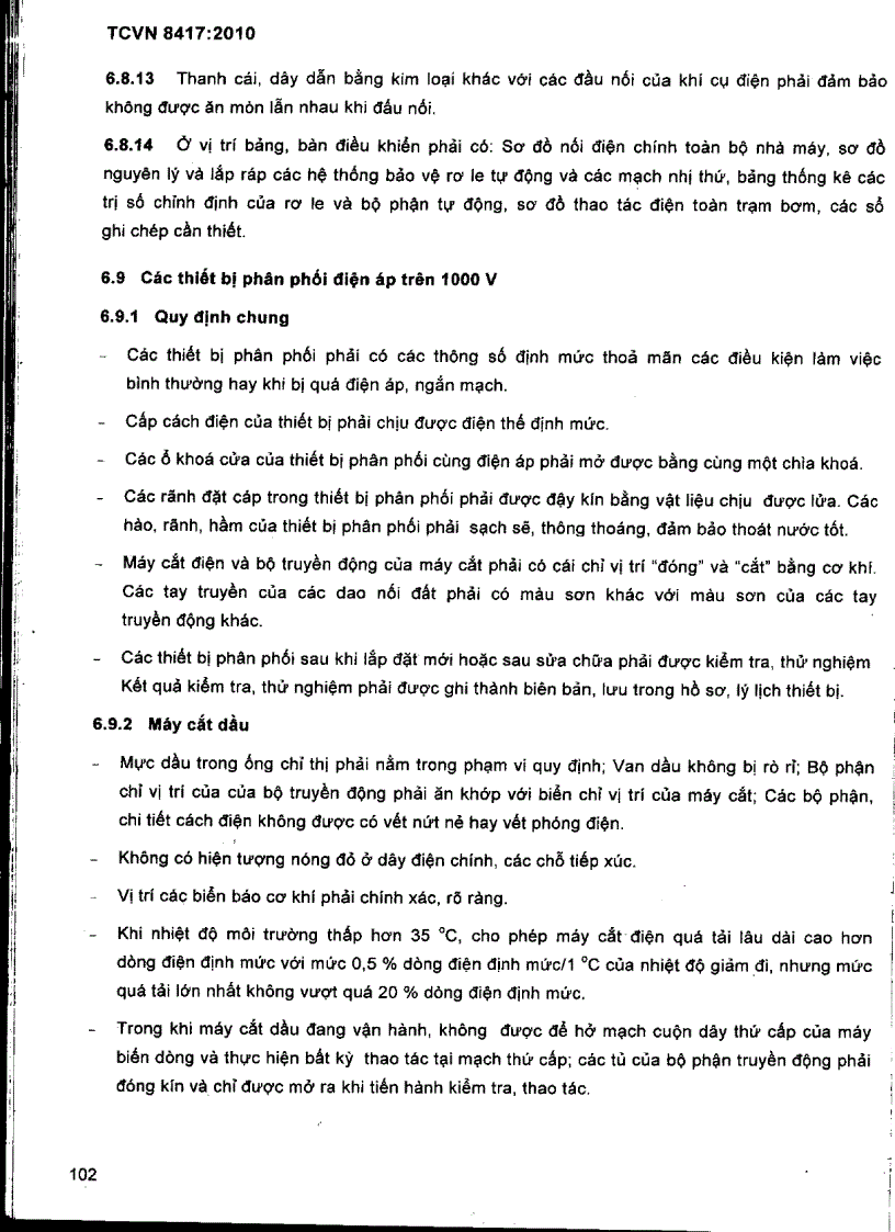 image for page TCVN 8417 2010 Công trình thuỷ lợi Quy trình quản lý vận hành duy tu bảo dưỡng trạm bơm điện