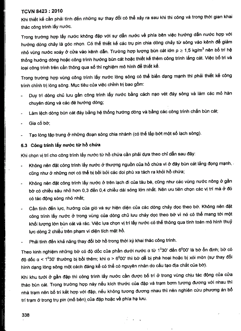 image for page TCVN 8423 2010 Công trình thuỷ lợi Trạm bơm tưới tiêu nước yêu cầu thiết kế công trình thủy công