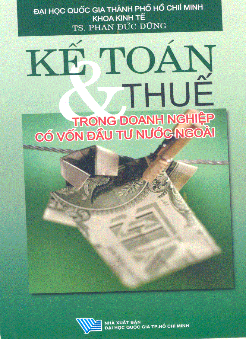 image for page Kế toán và thuế trong doanh nghiệp có vốn đầu tư nước ngoài Sách scan