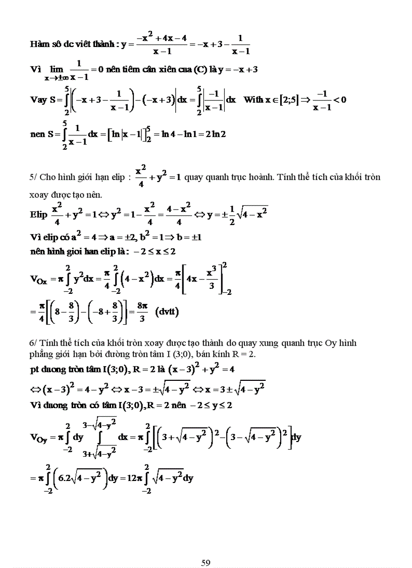 image for page Tích phân xác định định lý và những bài toán hay