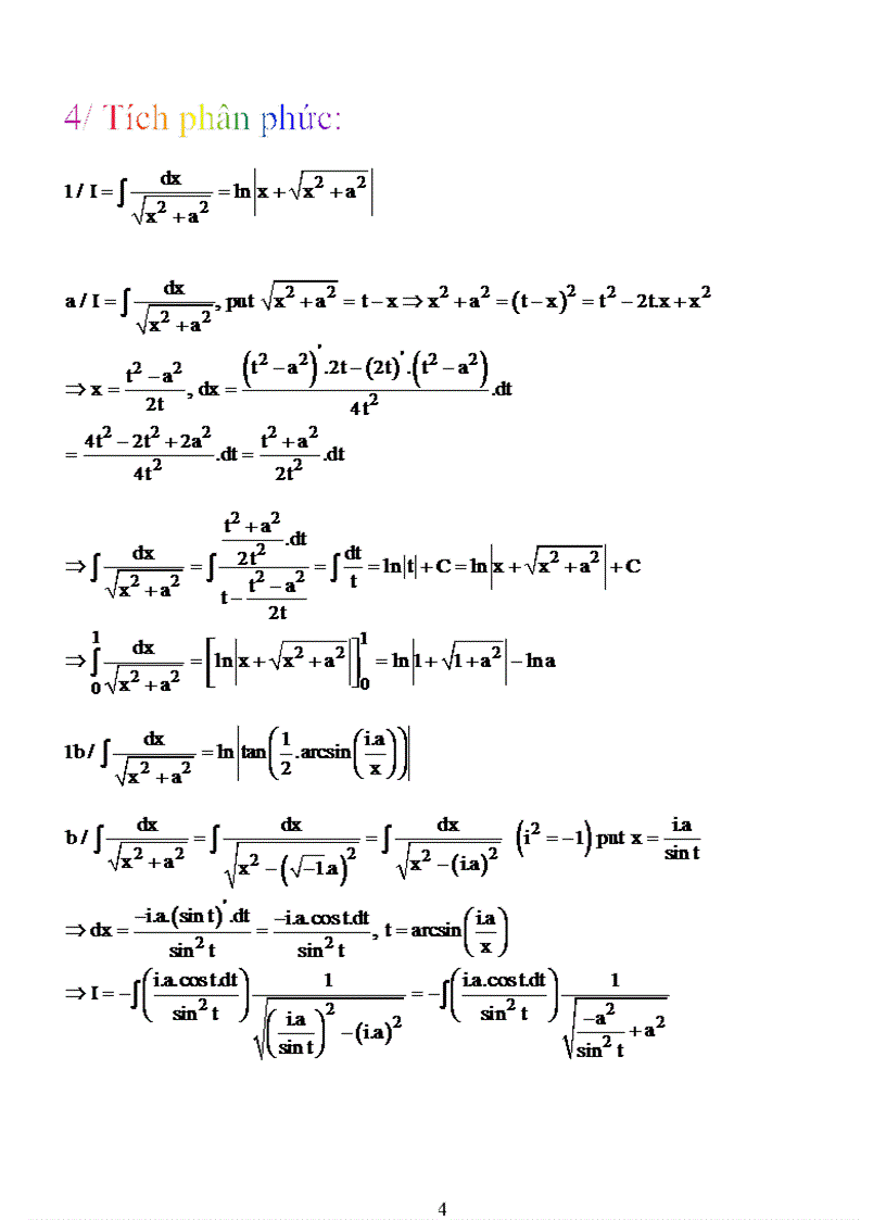image for page Phương pháp và bài tập tích phân hàm lượng giác