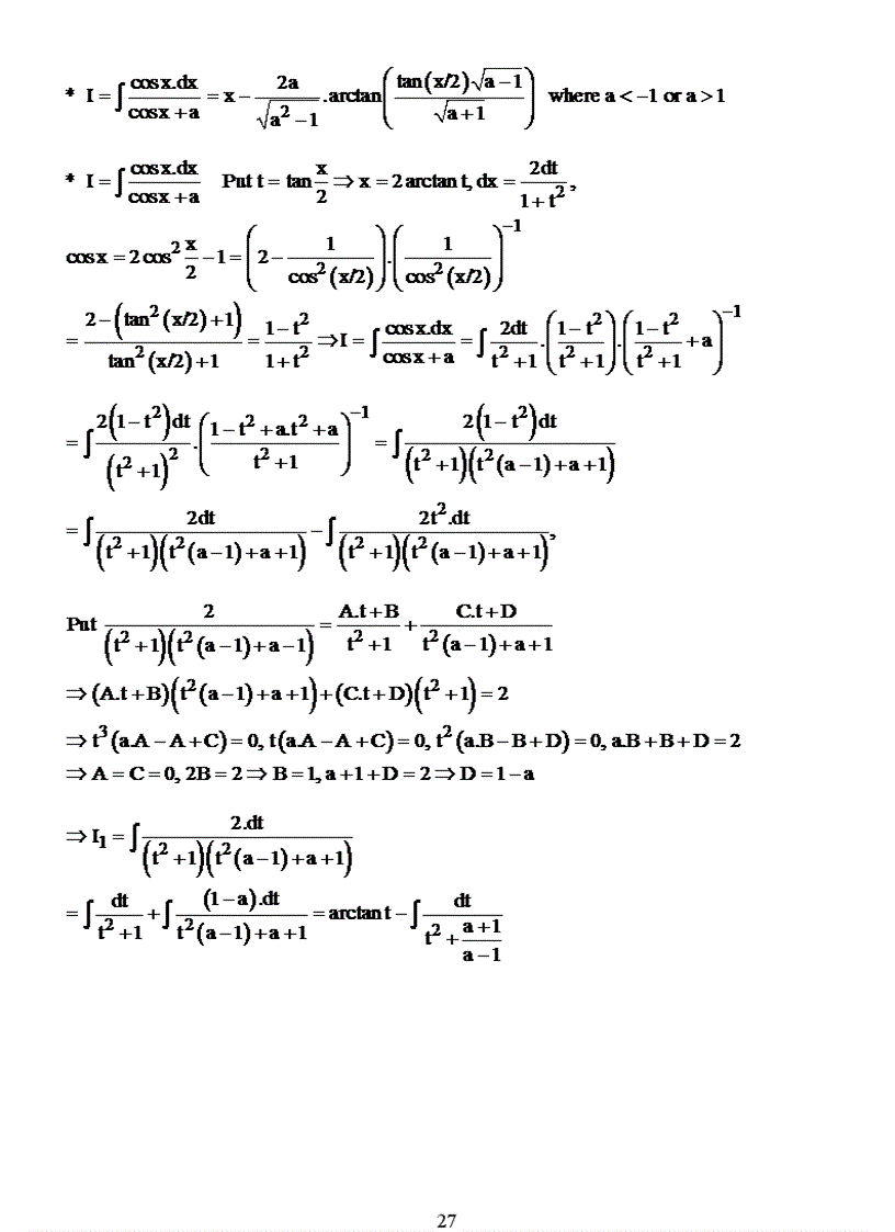 image for page Phương pháp và bài tập tích phân hàm lượng giác