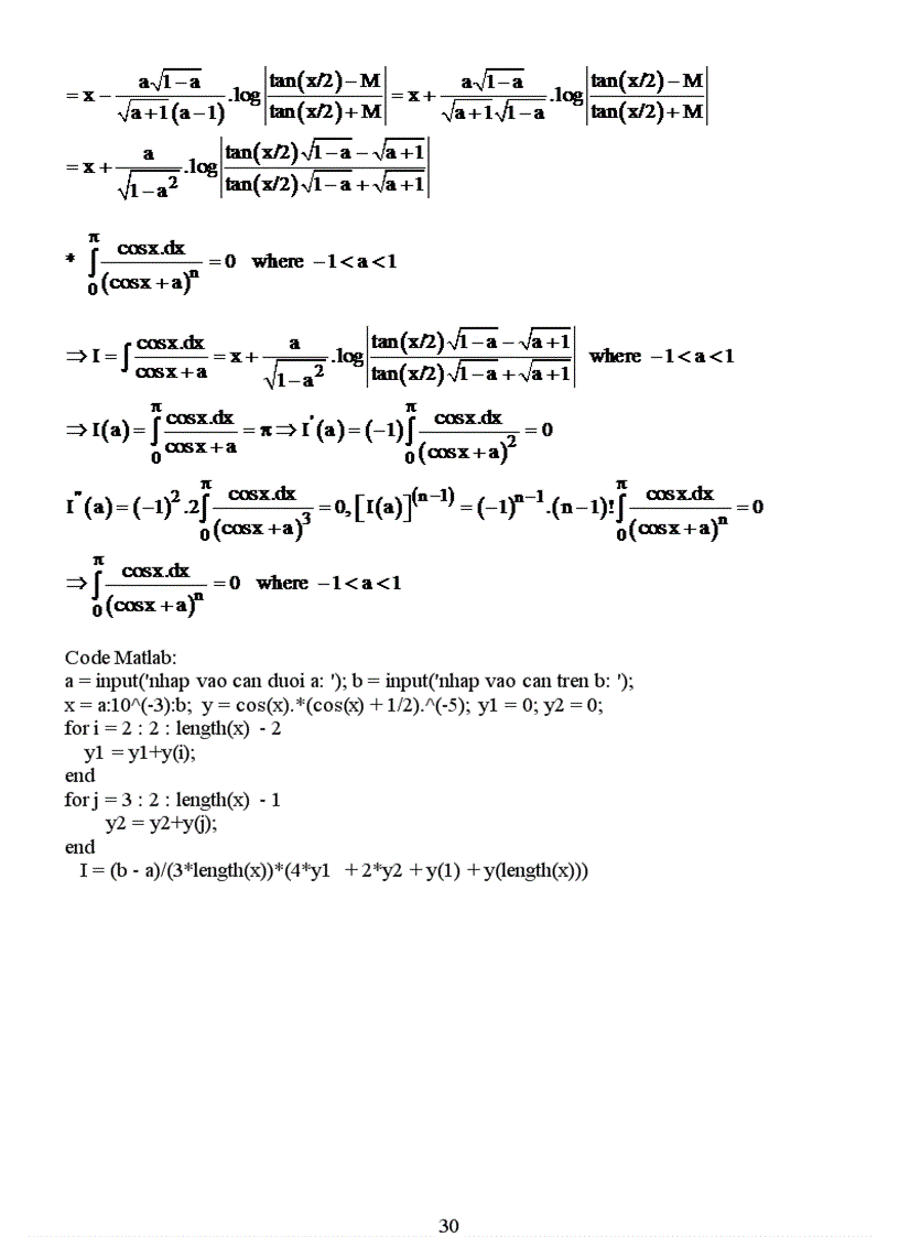 image for page Phương pháp và bài tập tích phân hàm lượng giác