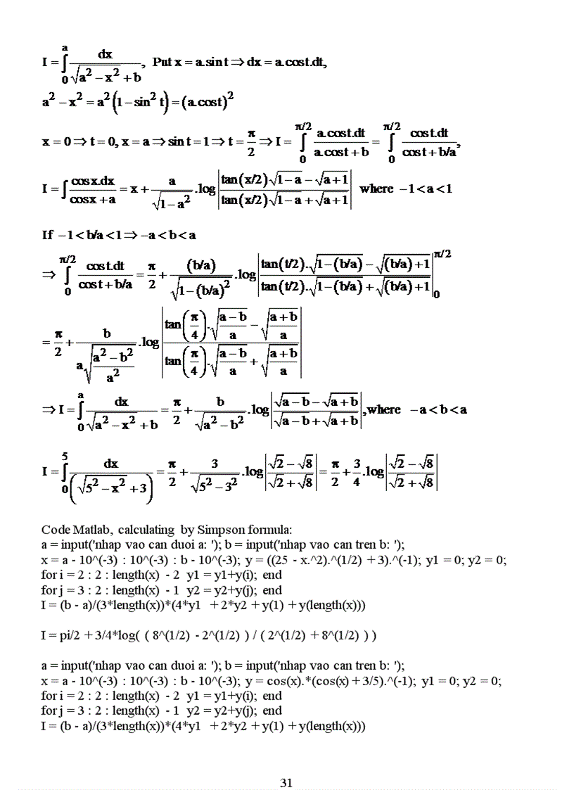 image for page Phương pháp và bài tập tích phân hàm lượng giác