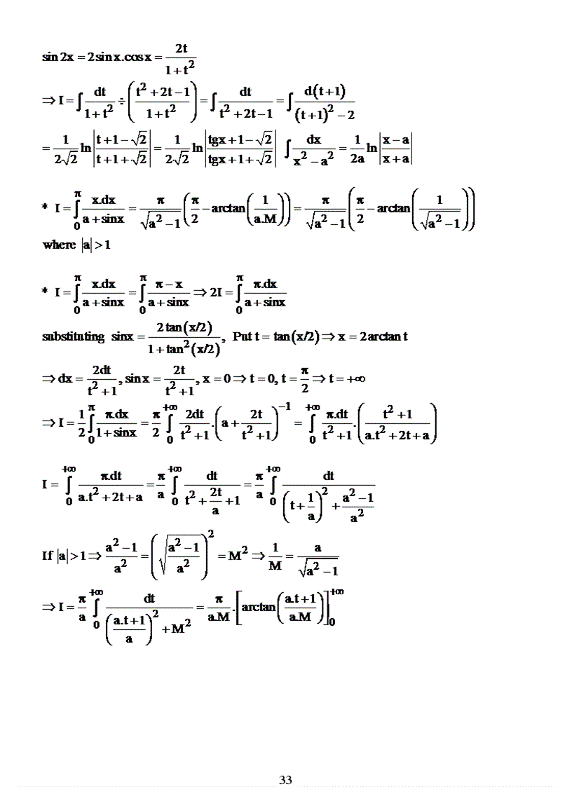 image for page Phương pháp và bài tập tích phân hàm lượng giác