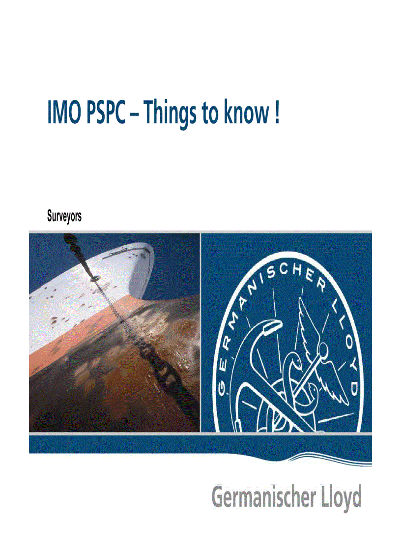 image for page Imo pspc things to know Giáo trình pspc cho đăng kiểm viên của đăng kiểm germanischer lloyd