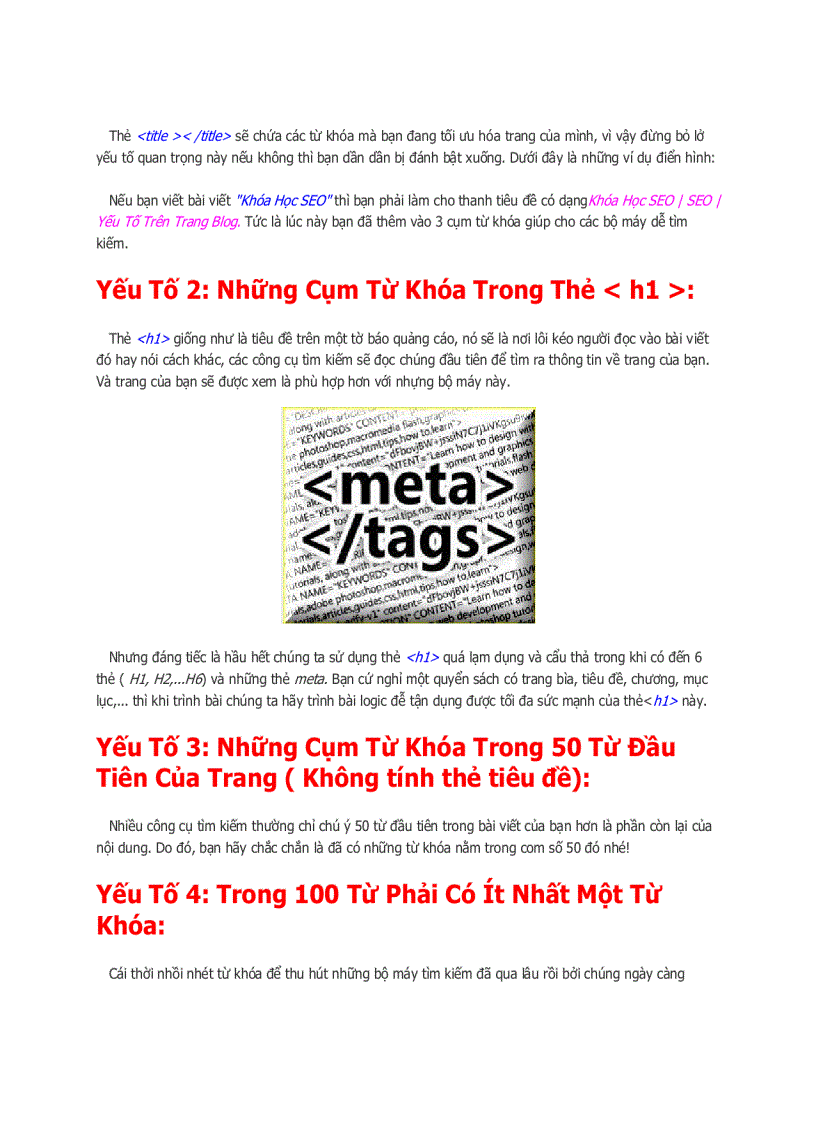 image for page Khóa Học Search Engine Optimization