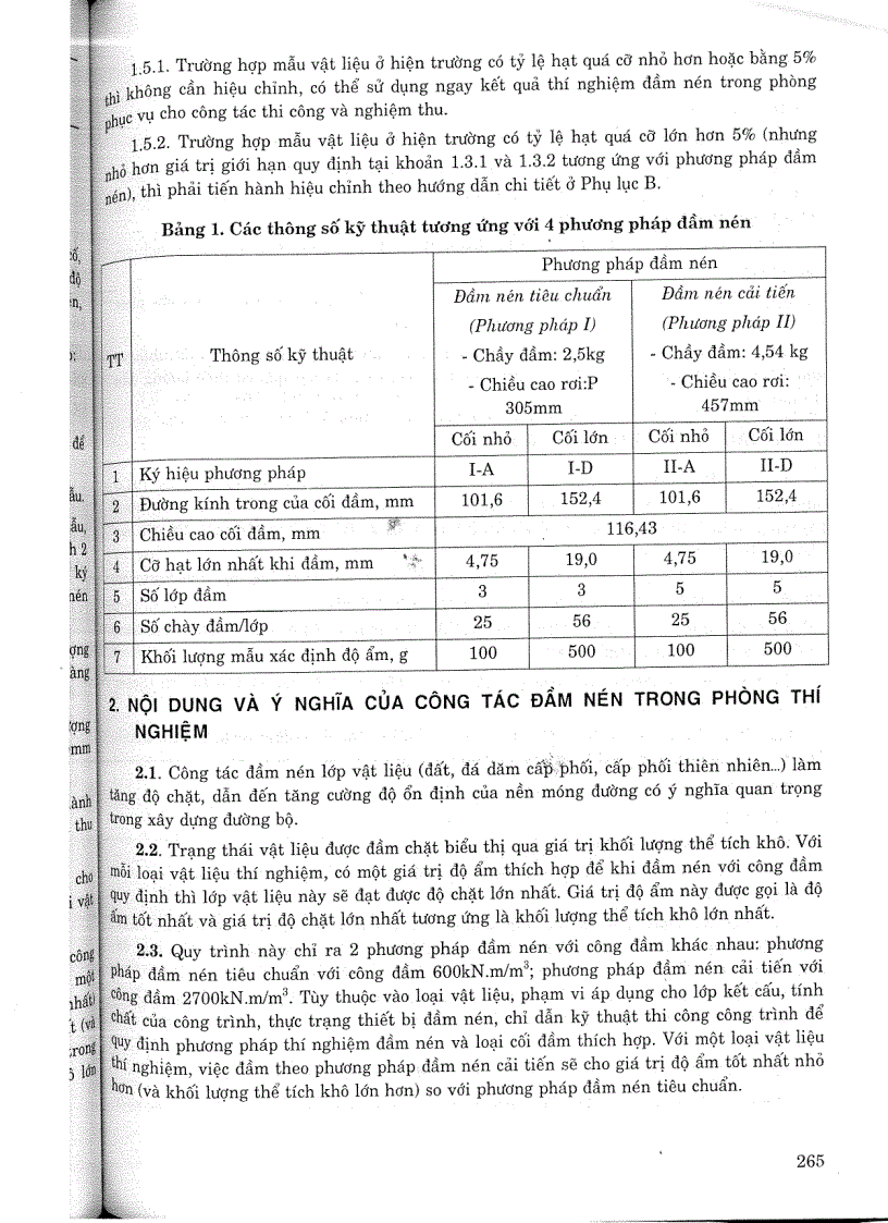 image for page Tiêu chuẩn ngành 22 TCN 333 2006 Quy trình đầm nén đất đá dăm trong phòng thí nghiệm Tiêu chuẩn ngành Giao thông