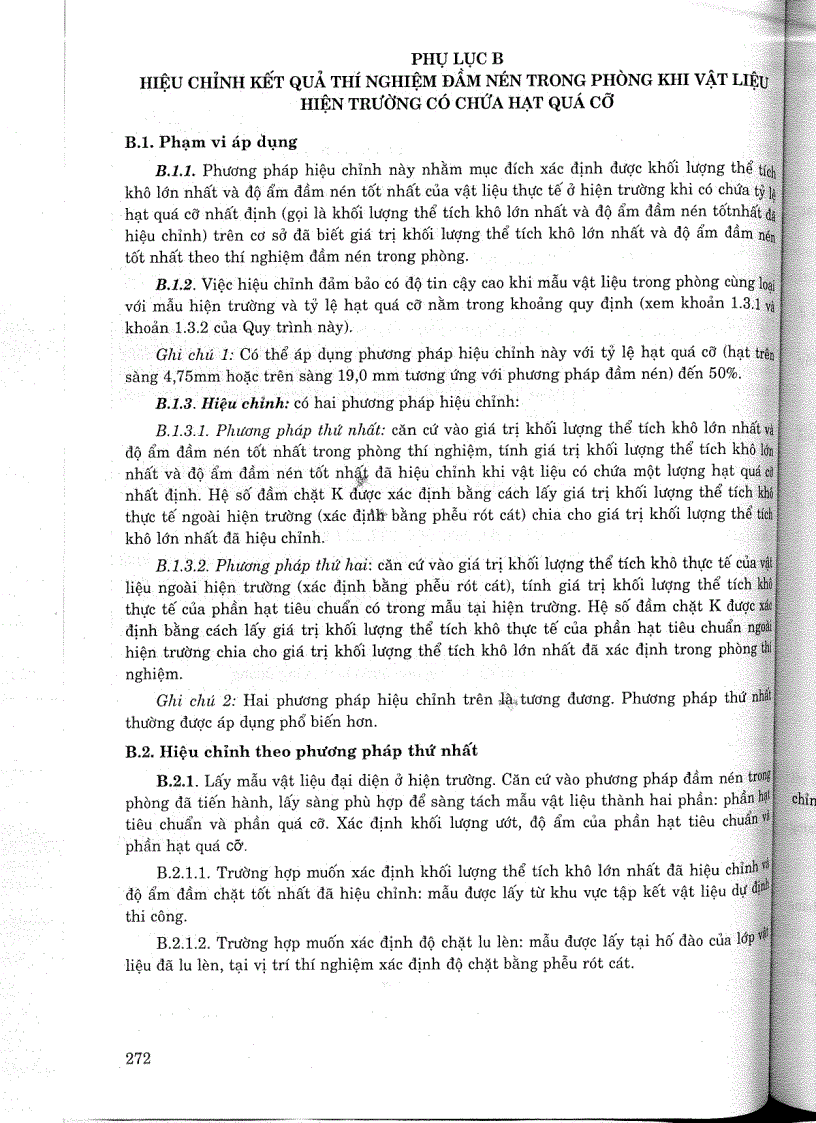 image for page Tiêu chuẩn ngành 22 TCN 333 2006 Quy trình đầm nén đất đá dăm trong phòng thí nghiệm Tiêu chuẩn ngành Giao thông