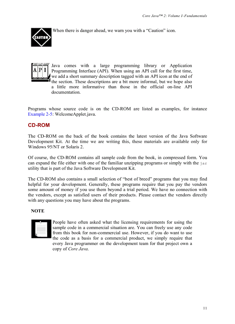 image for page Core Java 2 Fundamentals 5th Edition Volume 1 2