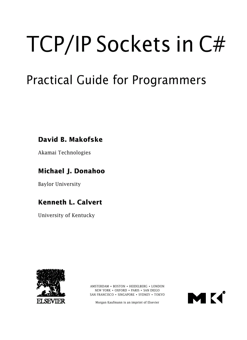 image for page TCP IP Socket In C Morgan Kaupmann