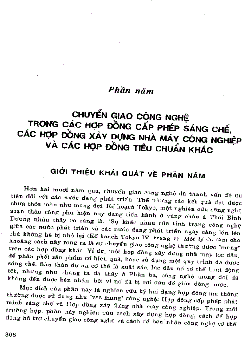 image for page Chuyển giao công nghệ trong các hợp đồng cấp phép sáng chế các hợp đồng xây dựng một nhà máy công nghiệp và các hợp đồng chuẩn khác
