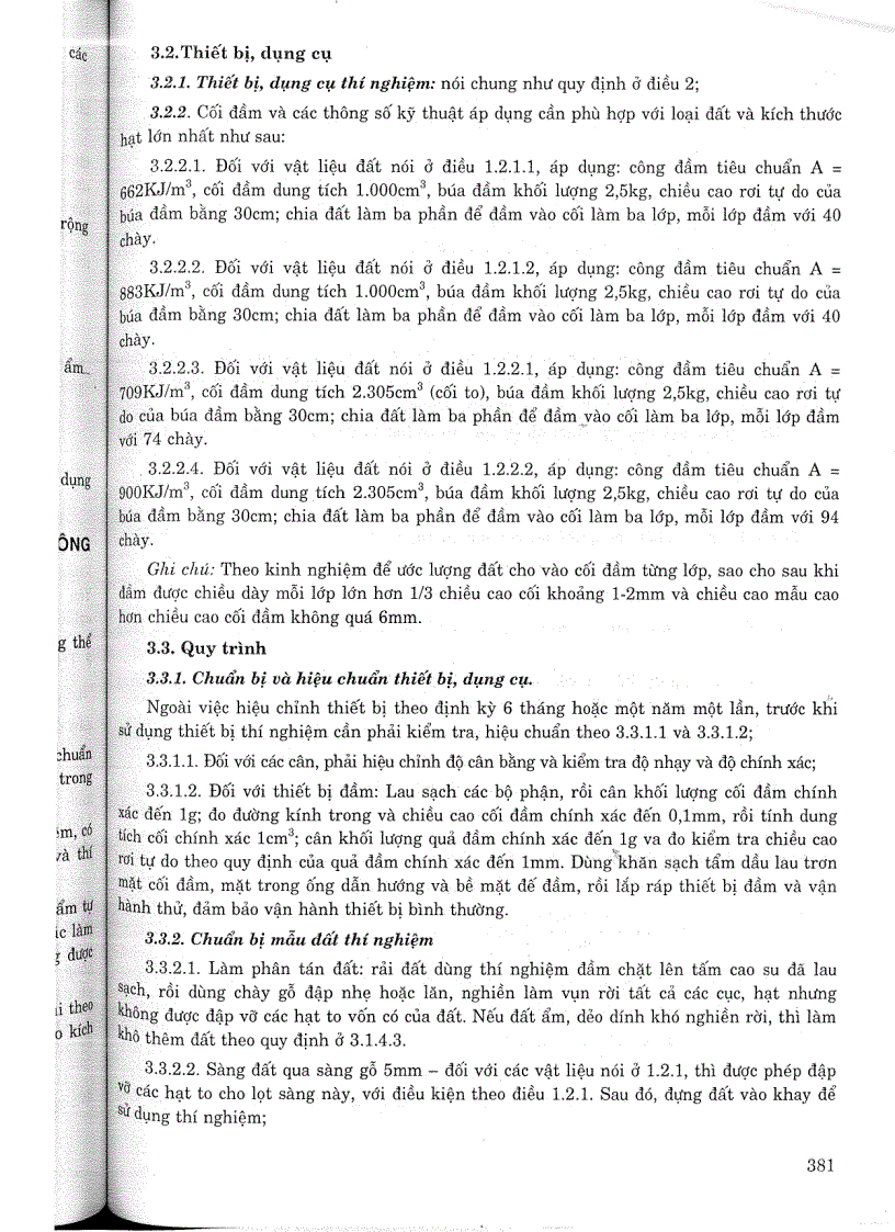 image for page Tiêu chuẩn ngành 14 TCN 135 2005 Đất xây dựng công trình thuỷ lợi phương pháp xác định khối lượng thể tích khô lớn nhất và độ nén tốt nhất của vật liệu đất dính trong phòng thí nghiệm