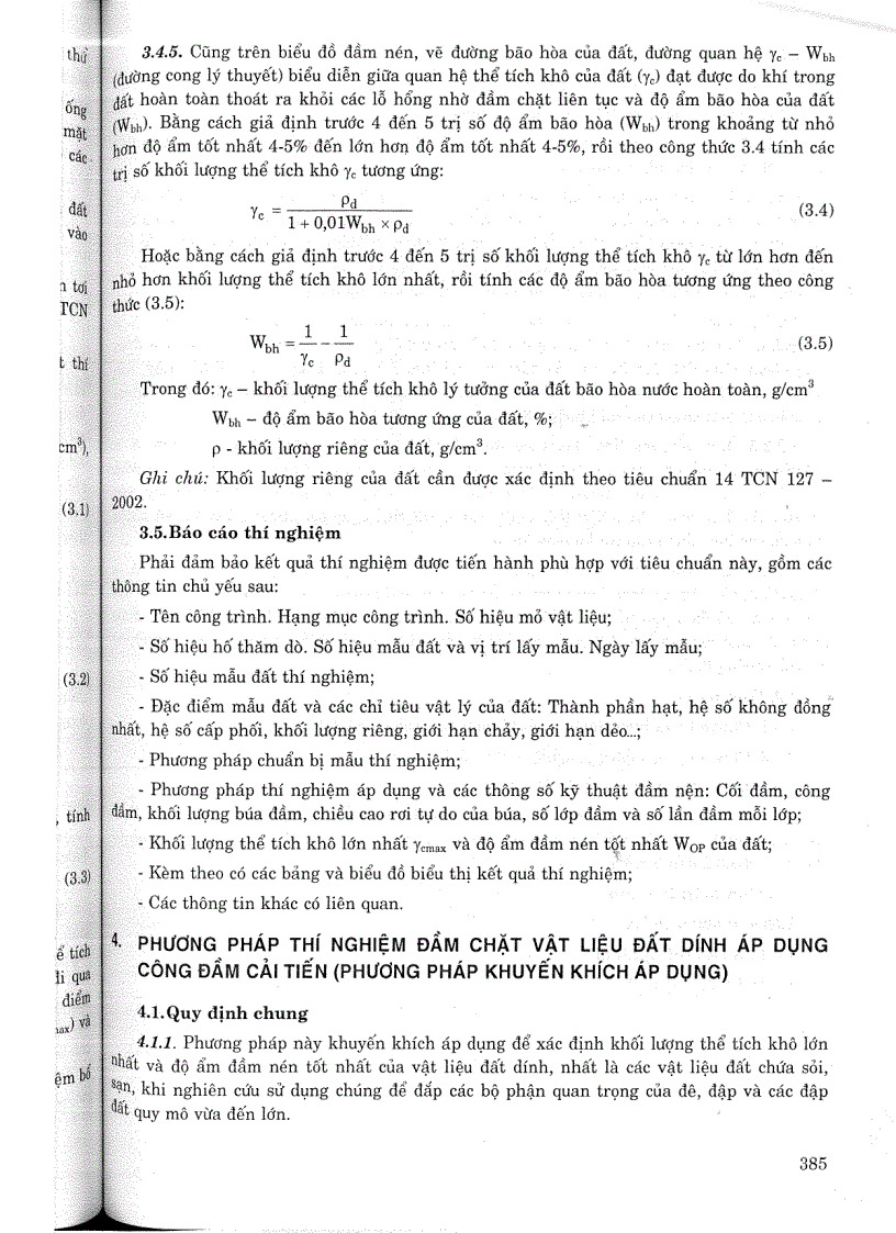 image for page Tiêu chuẩn ngành 14 TCN 135 2005 Đất xây dựng công trình thuỷ lợi phương pháp xác định khối lượng thể tích khô lớn nhất và độ nén tốt nhất của vật liệu đất dính trong phòng thí nghiệm