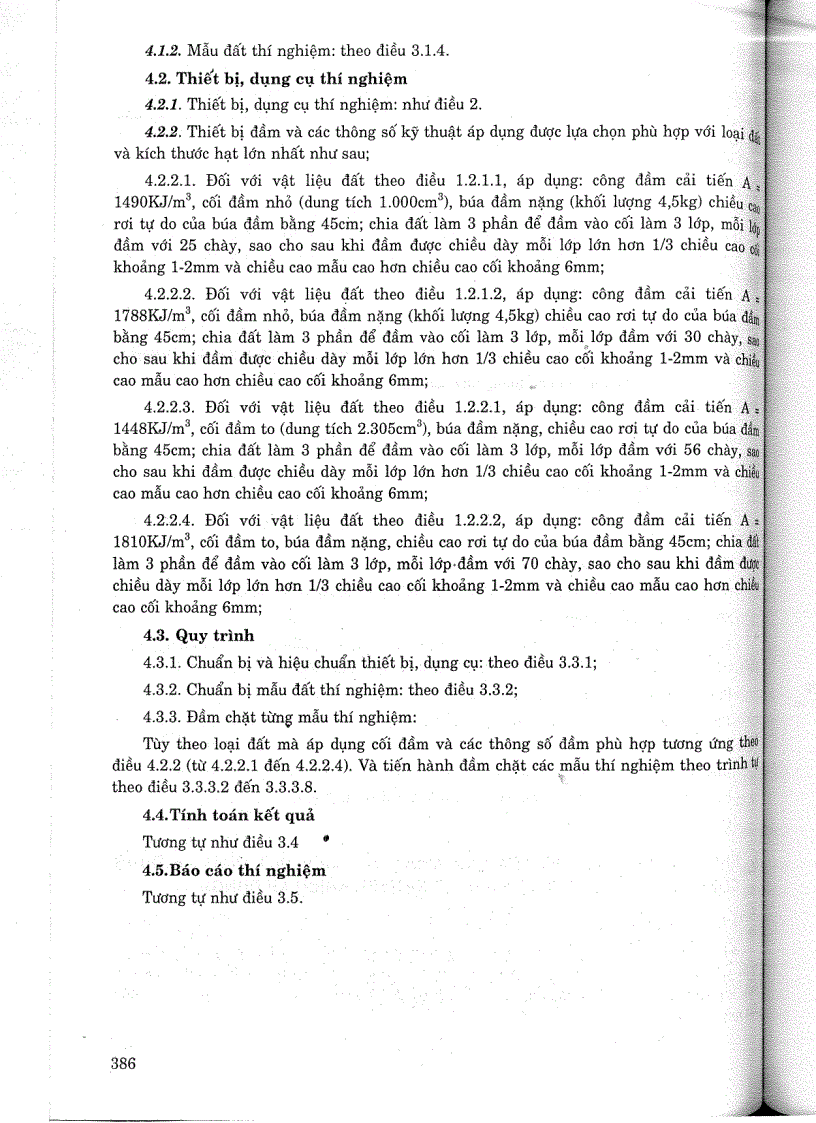 image for page Tiêu chuẩn ngành 14 TCN 135 2005 Đất xây dựng công trình thuỷ lợi phương pháp xác định khối lượng thể tích khô lớn nhất và độ nén tốt nhất của vật liệu đất dính trong phòng thí nghiệm