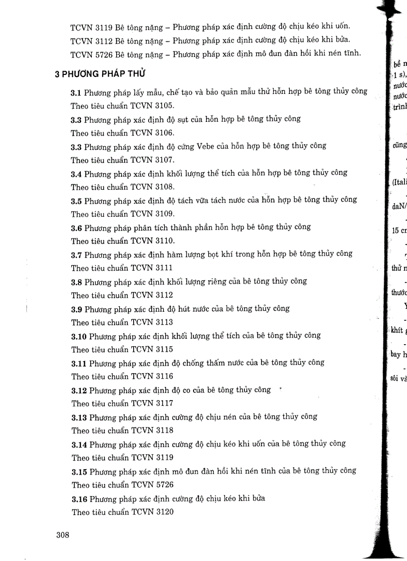 image for page TCXDVN 8219 2009 Hỗn hợp bê tông thuỷ công và bê tông thuỷ công phương pháp thử Tiêu chuẩn xây dựng Việt Nam