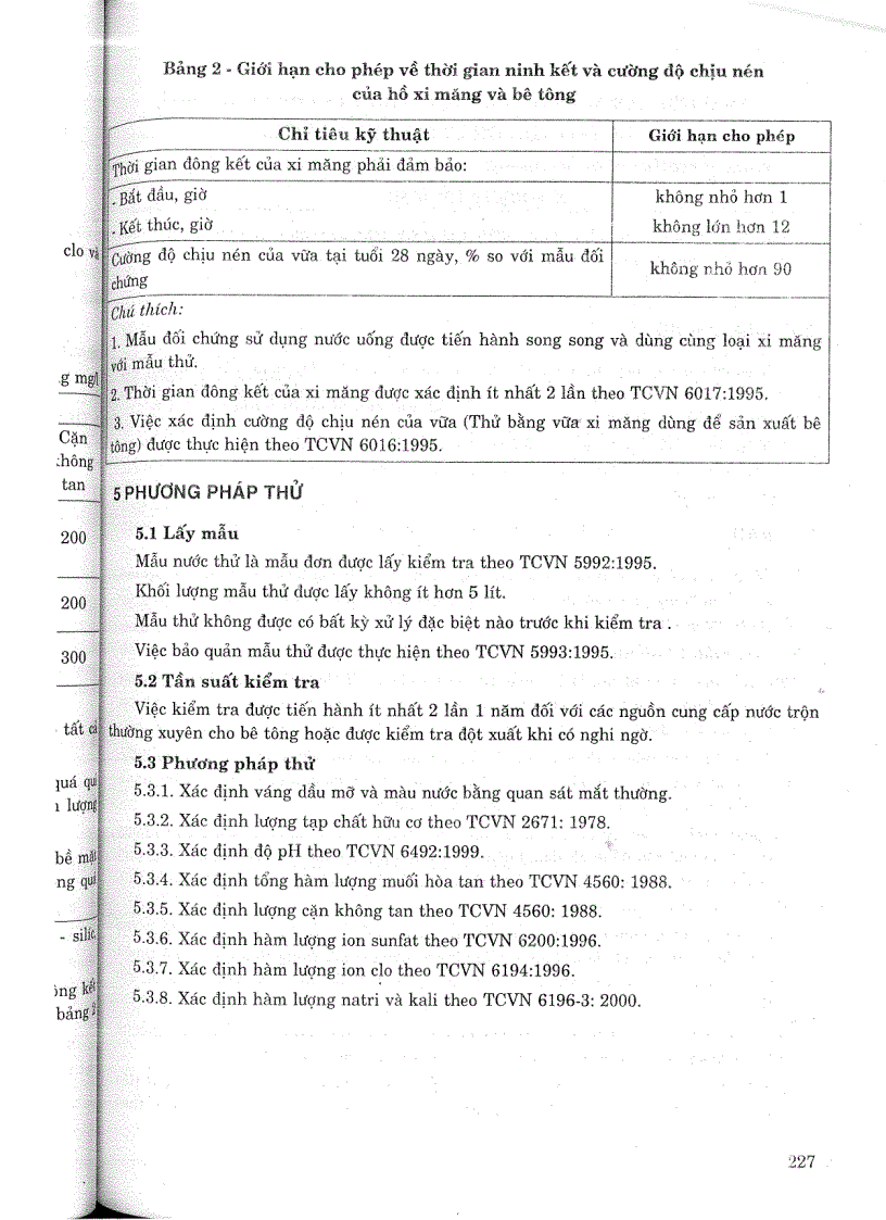 image for page TCXDVN 302 2004 Nước trộn bê tông và vữa yêu cầu kỹ thuật Tiêu chuẩn xây dựng Việt Nam