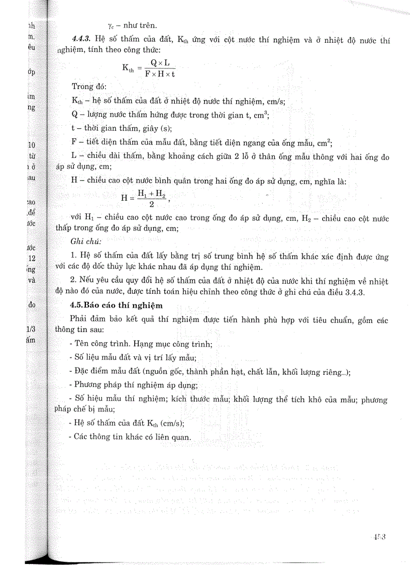 image for page Tiêu chuẩn ngành 14 TCN 139 2005 Đất xây dựng công trình thuỷ lợi phương pháp xác định hệ số thấm của đất trong phòng thí nghiệm Tiêu chuẩn ngành Thuỷ Lợi