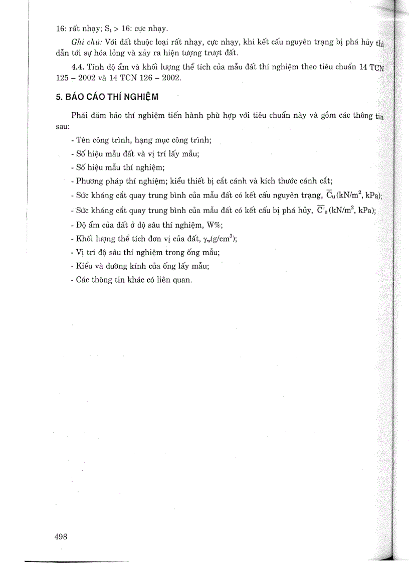 image for page Tiêu chuẩn ngành 14 TCN 147 2005 Đất xây dựng công trình thuỷ lợi phương pháp thí nghiệm cắt cánh ở trong phòng để xác định sức chống cắt của đất hạt mịn mềm yếu Tiêu chuẩn ngành Thuỷ L