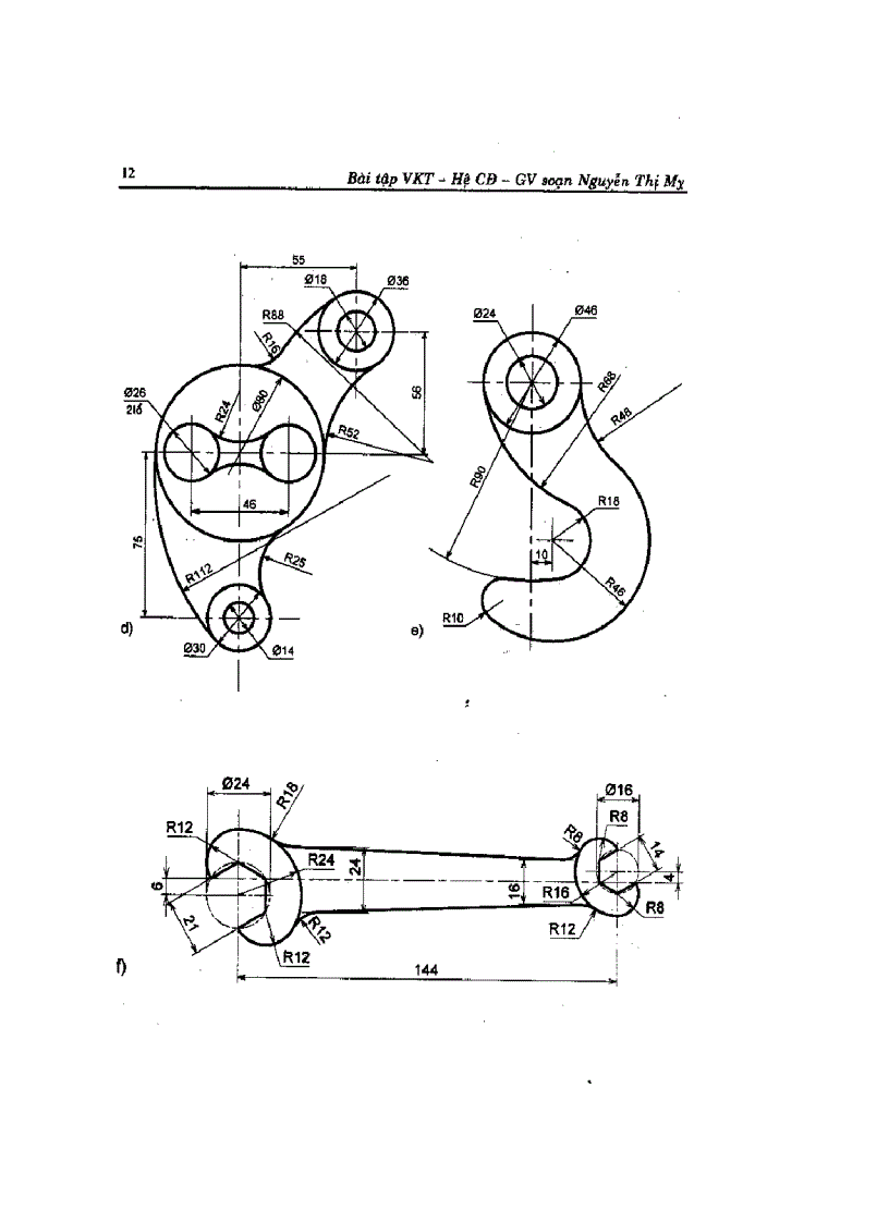 image for page Bài tập vẽ kỹ thuật