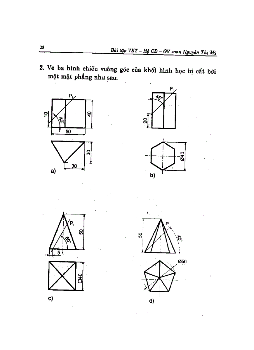image for page Bài tập vẽ kỹ thuật