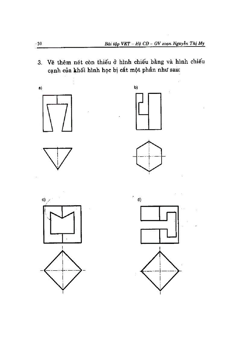 image for page Bài tập vẽ kỹ thuật