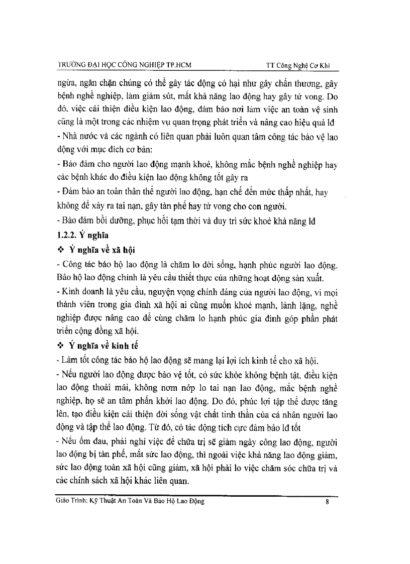 image for page Kỹ thuật an toàn và bảo hộ lao động