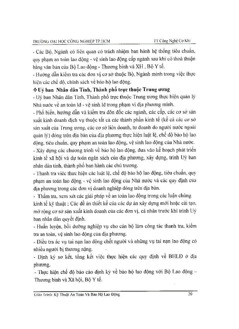 image for page Kỹ thuật an toàn và bảo hộ lao động
