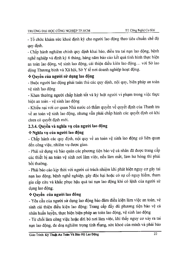 image for page Kỹ thuật an toàn và bảo hộ lao động